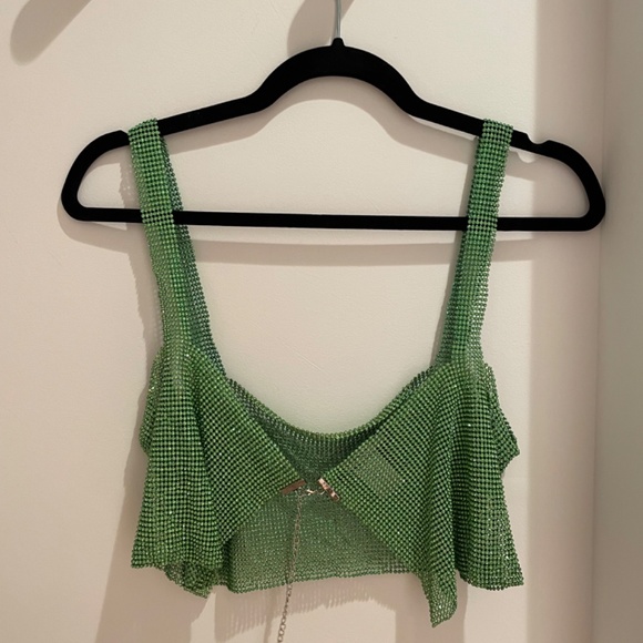 NWOT Rhinestone Top - Picture 2 of 2